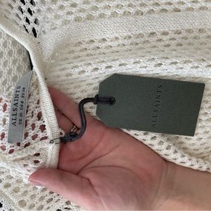 White mesh long sleeve